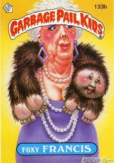 Foxy Francis Funny Sticker Name Decal