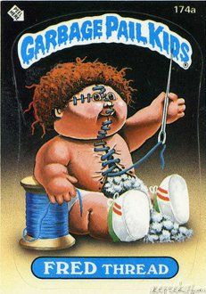 FRED Thread Funny Sticker Name Decal