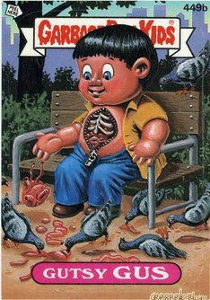 Gutsy GUS Funny Sticker Name Decal