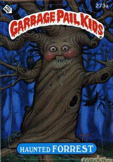 Haunted FORREST Funny Sticker Name Decal