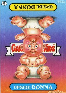 Upside DONNA Funny Decal Name Sticker