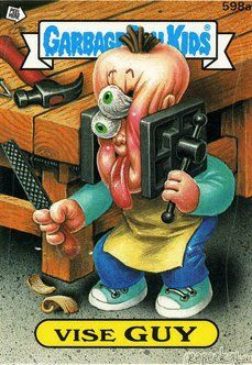 Vise GUY Funny Decal Name Sticker