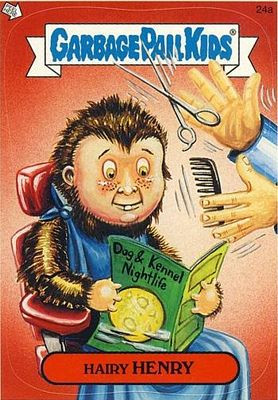 Hairy HENRY Funny Sticker Name Decal