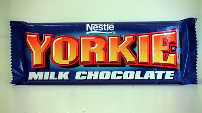 Yorkie Milk Chocolate CANDY BAR STICKER