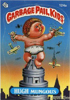 HUGH Mungous Funny Sticker Name Decal