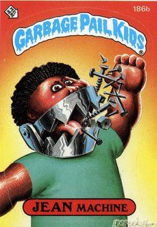 JEAN Machine Funny Sticker Name Decal