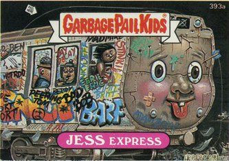 JESS Express Funny Sticker Name Decal