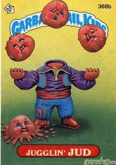 Jugglin JUD Funny Decal Name Sticker