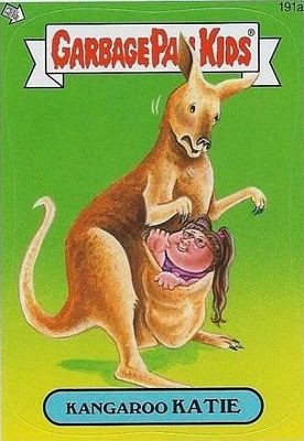 Kangraroo KATIE Funny Decal Name Sticker