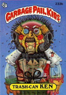 Trach Can KEN Funny Decal Name Sticker