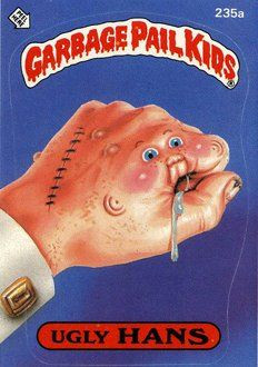 Ugly HANS Funny Decal Name Sticker