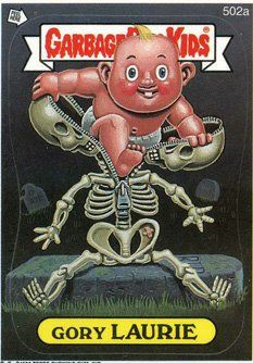 Gory LAURIE Funny Sticker Name Decal