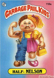 Half NELSON Funny Sticker Name Decal