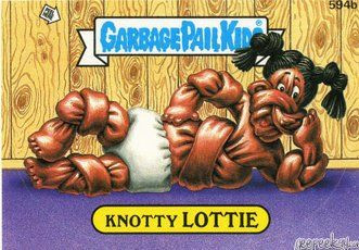 Knotty LOTTIE Funny Decal Name Sticker