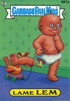 Lame LEM Funny Decal Name Sticker