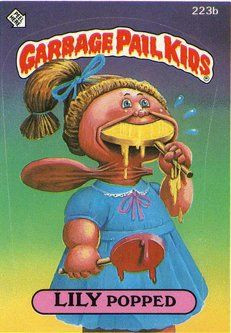 LILY Popped Funny Decal Name Sticker