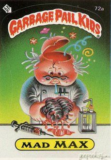 Mad MAX Funny Decal Name Sticker