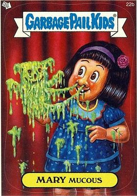 MARY Mucous Funny Decal Name Sticker