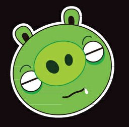 Angry Birds Pig 3 Vinyl Decal