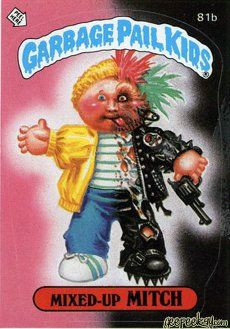 Mixed Up MITCH Funny Decal Name Sticker