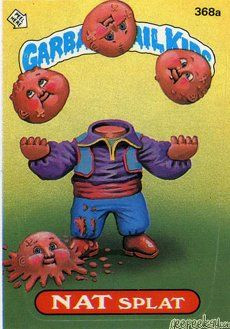 NAT Splat Funny Decal Name Sticker