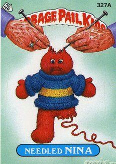 Needled NINA Funny Decal Name Sticker