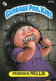 Nervous NELLIE Funny Decal Name Sticker