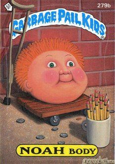 NOAH Body Funny Decal Name Sticker