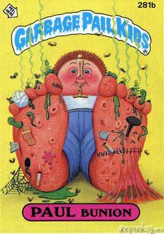 PAUL Bunion Funny Decal Name Sticker