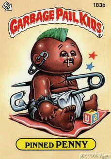 Pinned PENNY Funny Decal Name Sticker