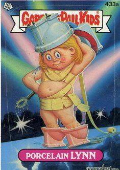 Porcelain LYNN Funny Decal Name Sticker