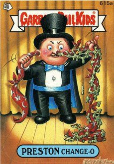 PRESTON Change O Funny Decal Name Sticker