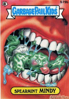 Spearmint MINDY Funny Decal Name Sticker