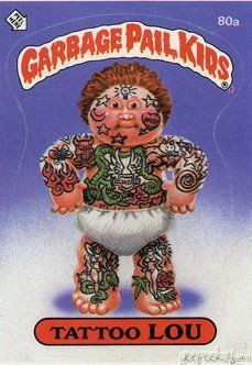 Tattoo LOU Funny Decal Name Sticker