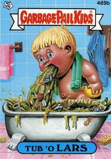 Tub O LARS Funny Decal Name Sticker