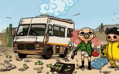 Breaking Bad Wallpaper Sticker Decals 7