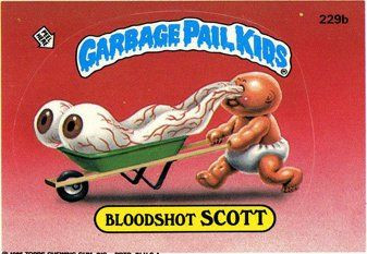 Bloodshot SCOTT Funny Sticker Name Decal