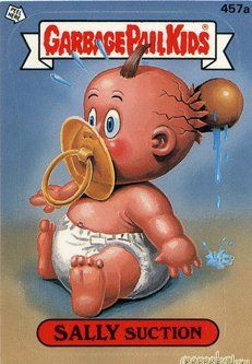 SALLY Suction Funny Decal Name Sticker