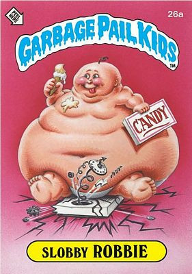 Slobby ROBBIE Funny Sticker Name Decal