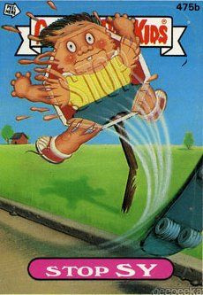 Stop SY Funny Decal Name Sticker