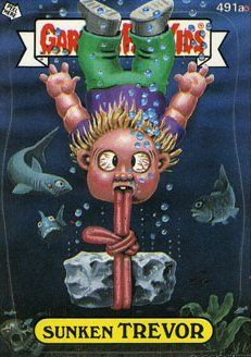 Sunken TREVOR Funny Decal Name Sticker