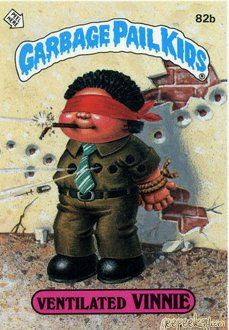 Ventilated VINNIE Funny Decal Name Sticker