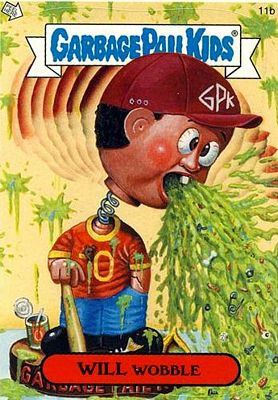 WILL Wobble Funny Decal Name Sticker