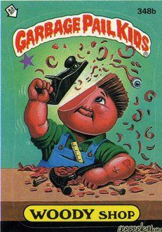 WOODY Shop Funny Decal Name Sticker