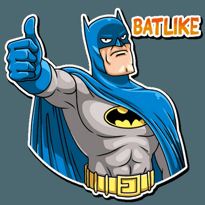 batman comic book sticker 2