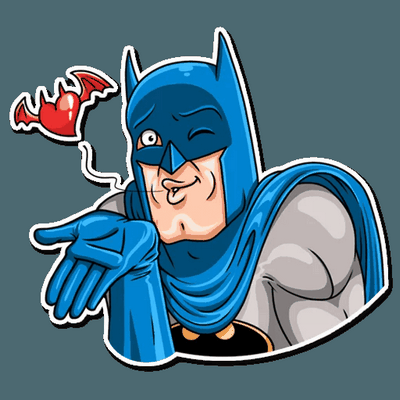 batman comic book sticker 4