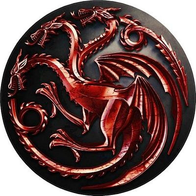 Game of Thrones Targaryen Sigil Decal Color