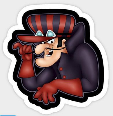 Wacky Races Dastardly Sticker