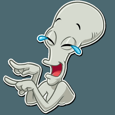 American Dad Roger Smith Sticker 1
