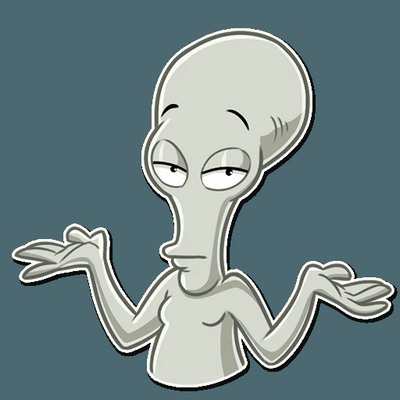 American Dad Roger Smith Sticker 12